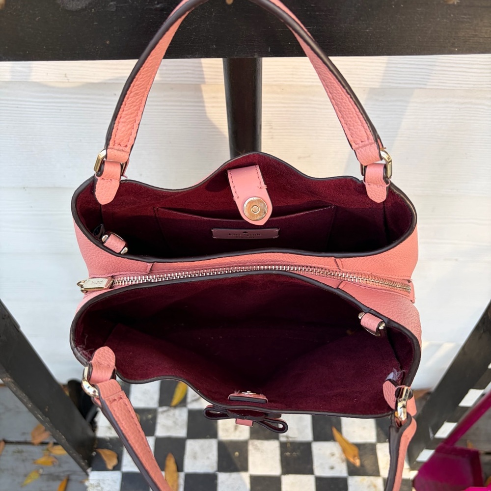 Kate Spade Pink Leather Handbag - Picture 6 of 9